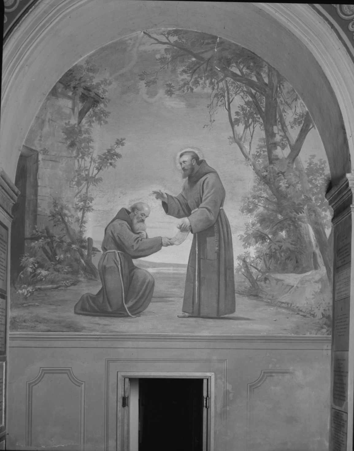 S. Francesco benedice Frate Leone. episodi della vita di San Francesco d'Assisi - Forlì